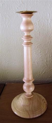 The finished candlestick